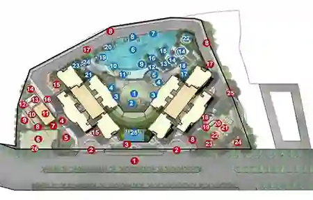 Ten X Era by Raymond Realty Map typical plan